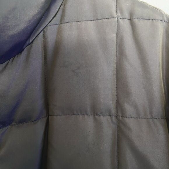 VTG 2000s Y2K Liz Claiborne Down Puffer Jacket Size L Brown Purple Shimmer - Picture 11 of 16